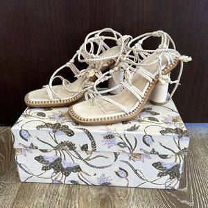 Ulla Johnson cora seashell heeled sandal